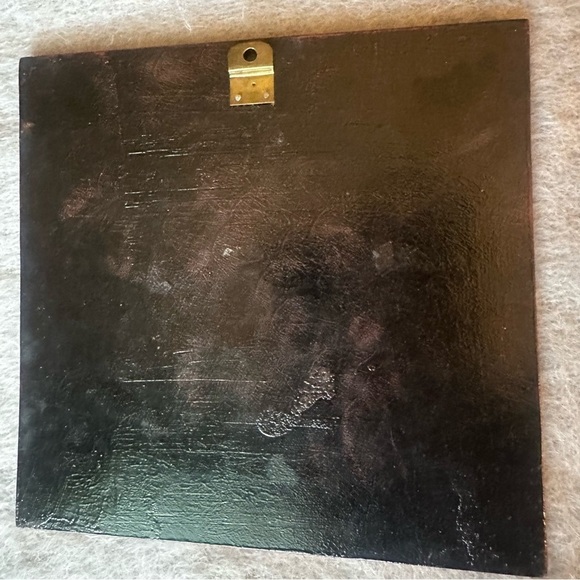 VTG Lacquer paintings Vietnamese Folk Art  10” - Picture 6 of 9